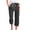 Black, variant on Summer Shorts for Women Dgankt Capris Pants for Women Casual Summer Linen 3/4 Pants Wide Leg Capris Lightweight Baggy Cropped Trousers Stylish Summer Tunics