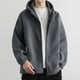 thumbnail image 2 of Kalauyu Men's Fleece Hooded Jackets Polar Fleece Jacket Full Zip Lightweight Outdoor Hiking Jackets Winter Coats, 2 of 9
