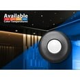 thumbnail image 6 of NICOR Lighting DLF301203KRDBK SureFit(v3) LED Flush Mount Ceiling Light, 3000K with Round Black Trim, 6 of 12