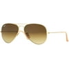 Ray Ban RB3025 112/85 58M Matte Gold/ Brown Gradient Aviator