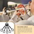 thumbnail image 4 of Toystoory Pack of 5 Universal Trumpet Slide Parts 3rd Replacing Valve Stoppers Bumpers Silicone Slides Musical 1st Upgrade Equipment Type3, 4 of 6