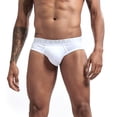 thumbnail image 4 of Mens Tanga Ropa Interior Calzonines Casual Sólido Trasero Elevador Transpirable Nylon Spandex Deporte, 4 of 9
