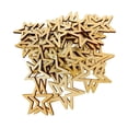 thumbnail image 4 of Pedazos de madera de la pieza de la forma de la estrella Sunnimix 80 Piezas, 4 of 8