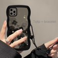 thumbnail image 1 of Funda de teléfono de flores negras transparentes para Samsung S23ULTRA, S22, S21, S20FE, S20, A14, A53, A50, A32, A13, A21S, A31, A23, A11, A04, A03S qiuyongming unisex, 1 of 2