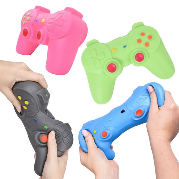 Toymendous Squeeze Game Controller, 1-Piece Large Stress Toy, Collectible, Children Ages 3 