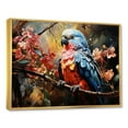 thumbnail image 2 of Designart "Parrot Flyers In A Dreamland" Parrot Floater Framed Canvas Prints, 2 of 5