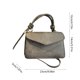 thumbnail image 4 of Bolso de hombro de cuero PU | Bolso bandolera bandolera | Correa ajustable | Bolsa multifunción | Ligereza | Diseño Casual de Moda | 23x14x5cm | 1 Pieza | Accesorio de mujer, 4 of 7
