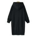 thumbnail image 4 of Women's Casual Oversized Fleece Hoodie Sweatshirts Loose Pullover Tunic Fall Outfits S~3X, 4 of 7