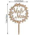 thumbnail image 3 of Mr And Mrs Cake Toppers, Wooden Cake Toppers, Wedding Cake Toppers, Cake Toppers (garland), 3 of 4
