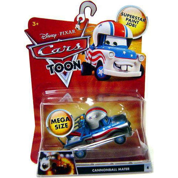 Disney Cars Cars Toon Deluxe Oversized Cannonball Mater 1:55 Diecast Car