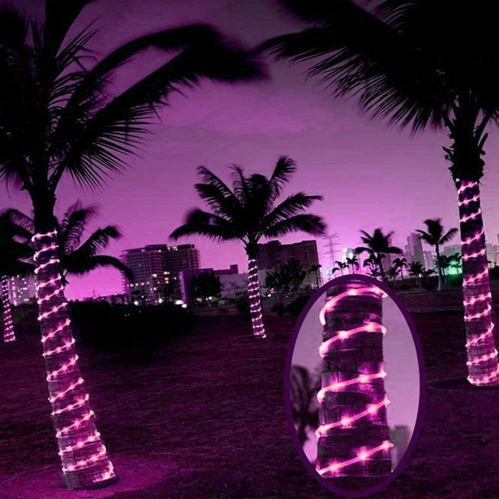 Solar Rope Lights, 1000 LEDs 334ft Waterproof Outdoor String Lights with 8 Modes, Fence, Path, Tree, Wedding & Party Decoration