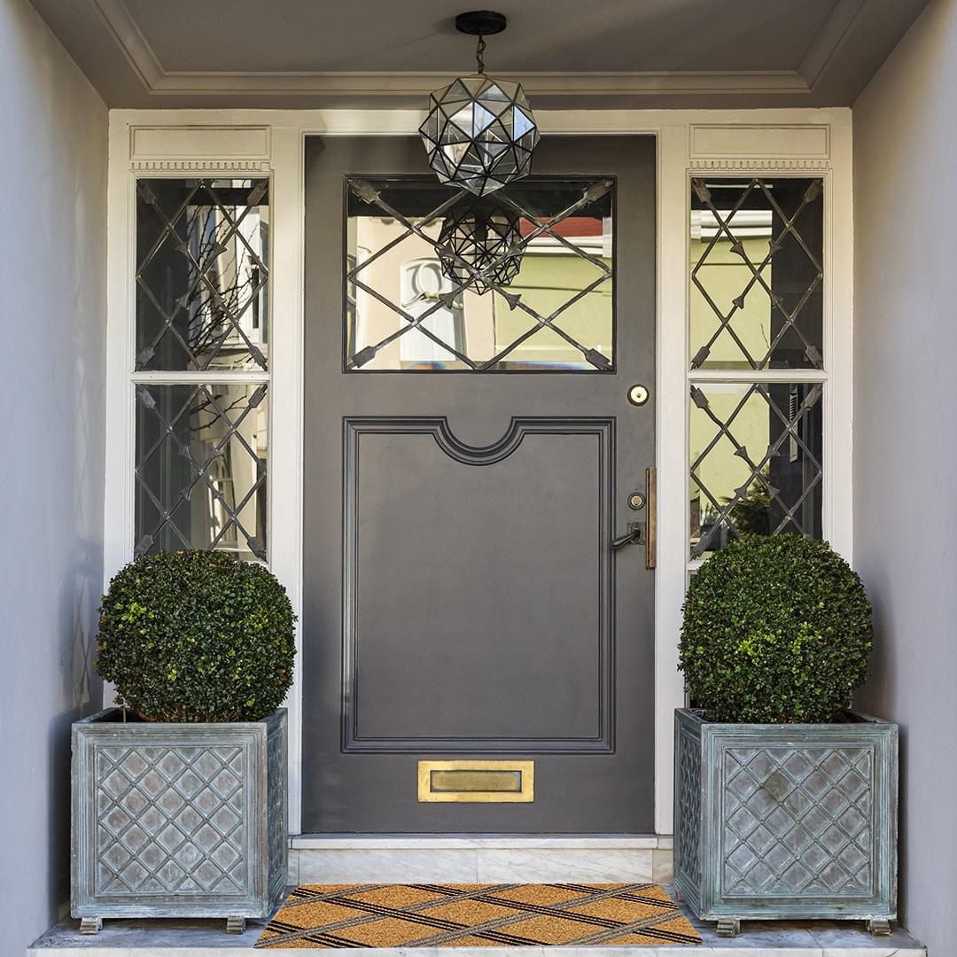 Home Décor Inc. Basket Coir Doormat – Durable, Natural Fiber, Anti-Skid Backing