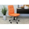 thumbnail image 2 of Boss Office Products Donna Modern Mid-Back Armless Office Desk Chair, Multiple Colors, 2 of 3
