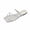 Silver, variant on Wensltd Women Plus Size Flat Sandals Comfort Walking Sandals Round Toe Wide Width Summer Lightweight Slippers Gold