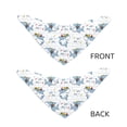 thumbnail image 3 of Naloa Cute Shark Dog Bandana Large and Small-Dog Scarf Bib Handkerchief Accessories for Dogs and Cats(S-L)-Large, 3 of 5