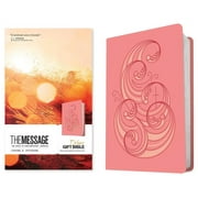 The Message Deluxe Gift Bible (Leather-Look, Pink and Gold Waves) (Other)