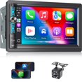 thumbnail image 1 of Estéreo para coche Kissound 7 Double Din con Carplay inalámbrico y Android, 1 of 8