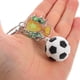 thumbnail image 3 of Llavero creativo de fútbol para bolsos, elegantes llaveros de fútbol, llaveros de fútbol únicos, delicados llaveros colgantes para bolsos, regalos de fiesta., 3 of 6