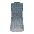 thumbnail image 5 of Qiopertar Mode Blouse Décontractée Sans Manches à Col d'Été pour Femmes, Imprimé, Offres de la Semaine, Liquidation à Moins de 5$, jusqu'à 90 % de Réduction, 5 of 5