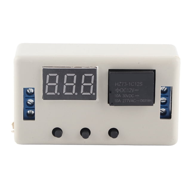 Relé del temporizador, módulo ajustable del interruptor de control de la automatización del relé del temporizador de la pantalla LED 12V