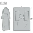 thumbnail image 7 of Catalonia Wearable TV Blanket with Sleeves Arms Micro Plush Fleece Wrap Throw Robe 73 x 51”, 7 of 7