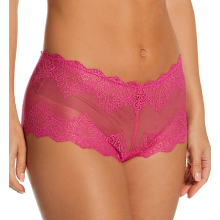 

Women s Only Hearts 50582 So Fine with Lace Hipster Panty (Pink Orchid S)