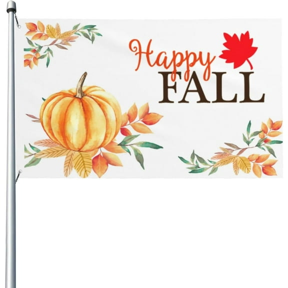 3x5 Ft Flag Welcome Fall For Outside Fall Decor Outdoor Hello Autumn Pumpkin Gnome Outdoor Thanksgiving No Pole