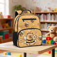 thumbnail image 2 of Yuyamidu Bee Capybara Preschool Backpack for Boys Girls, 13.5 Inch Polyester School Backpack with Padded Shoulder Straps and Organized Storage, 2 of 5