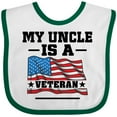 thumbnail image 3 of Inktastic Uncle Military Veteran Boys or Girls Baby Bib, 3 of 4