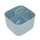 thumbnail image 1 of QPENWEI BLUE Organisateur polyvalent Caddy de rangement empilable en plastique avec poignée | Caddy d'artisanat, caddy de bureau, organisateurs et rangements artistiques, caddy de maquillage, 1 of 3