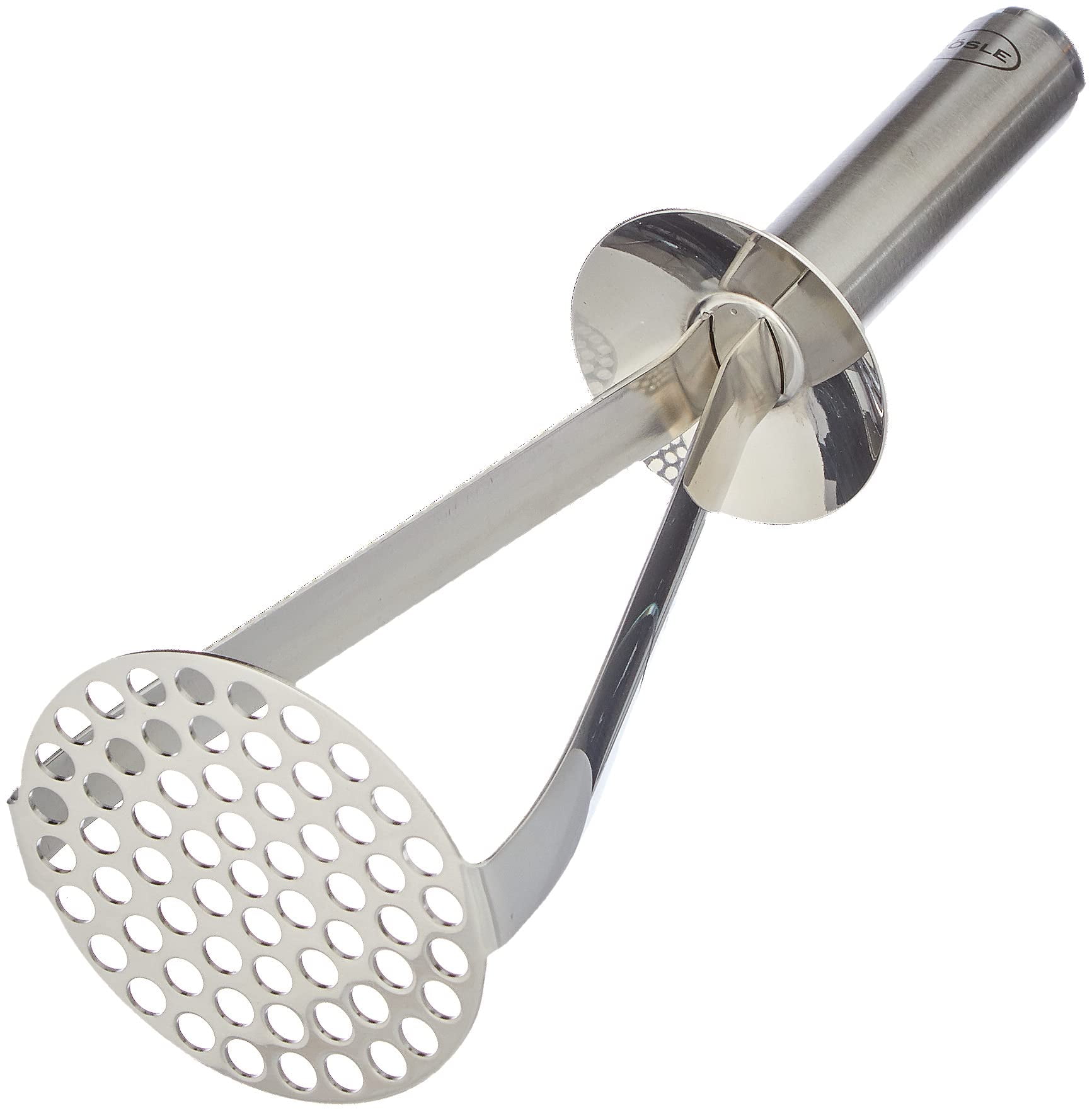 Rösle Stainless Steel Potato Masher - 18/10 Quality, Dishwasher Safe, Comfort Grip Handle (10.24 Inch)