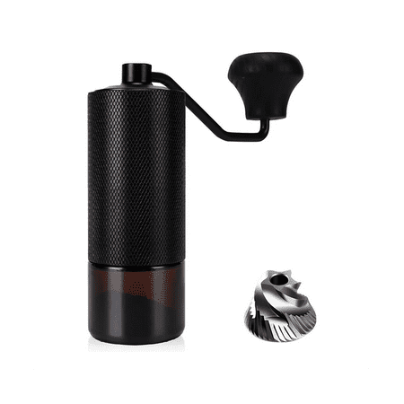 

Manual Coffee Grinder Premium CNC Stainless Steel Conical Burr Mill for French Press/Espresso/Turkish - Double Bearing