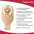 thumbnail image 4 of Premier Ostomy Pouch Drainable up to 1.5" Stoma 12"L 1pc System Beige 8958, 5 Ct, 4 of 10