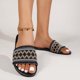thumbnail image 2 of Amzcrzy Zapatos de mujer,Zapatos de mujer,Zapatillas de mujer, Pantuflas planas de estilo étnico a juego con colores casuales de moda de verano para mujer Sandalias Mujer Zapatillas De Casa, 2 of 6