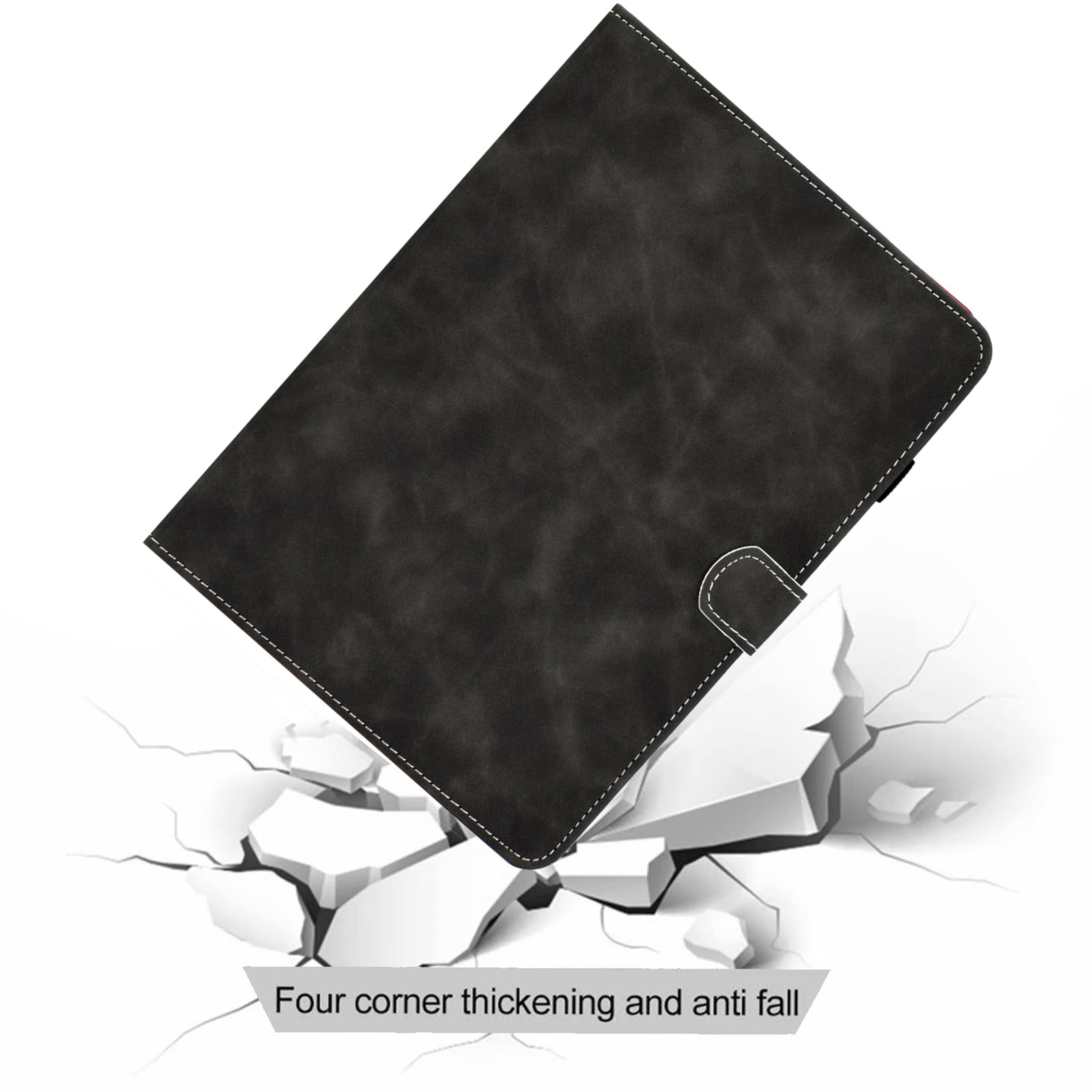 Dteck Case for  iPad 11-inch (A16) 2025/iPad 10th Generation 10.9 inch 2022,Magnetic Leather with Pencil Holder Pockets PU Leather Smart Folio Stand Wallet TPU Shockproof Cover,Gray