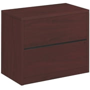 HON 2 Drawers Lateral Lockable Filing Cabinet, Brown