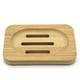 thumbnail image 3 of Juego de 3 jaboneras planas de madera de bambú - para el hogar, el baño y la cocina ER, 3 of 5