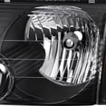 thumbnail image 3 of AKKON - For Black Bezel 02-05 Ford Explorer Headlights Replacement + Corner Bumper Signal Lamps 6pcs Set, 3 of 6