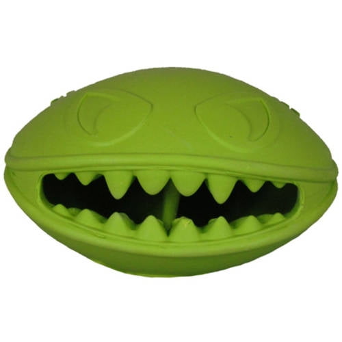 green monster dog toy