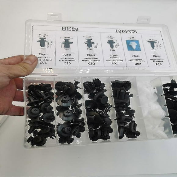 100pcs Auto Fastener Clip For Mazda 2 3 5 6 Cx-3 Cx-4 Cx-5 Cx5 Cx-7 Cx-8 Cx-9 Atenza Axela