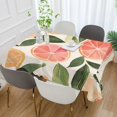 thumbnail image 2 of Yayeee Tablecloths 54" x 72" Rectangle Wrinkle Resistant Party Table Cover, Watercolor Grapefruit, 2 of 8