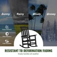 thumbnail image 3 of KFFKFF Porch Rocker HIPS Outdoor Rocking Chair High Back 1 pcs 400 lbs Weight, 3 of 9