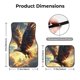 thumbnail image 5 of Balery Golden Sky Bald Eagle Juego de 4 Alfombrillas para Auto, Revestimientos de Caucho Resistente, Diseño Antideslizante, 5 of 7