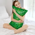 thumbnail image 3 of KLL St Patrick's Day5 Pattern Silk Pillowcase for Hair and Skin Standard Size 20"X 30" Soft Breathable Pillow Covers for Sleeping, 3 of 7