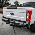 thumbnail image 2 of Westin Automotive Bumper 58-421175 Pro Series; One Piece Design; Direct Fit; Mounting Hardware Included; Compatible With OE Hitch; Textured Black Steel; With 2 LED License Plate Lights, 2 of 11