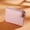 Pink, variant on Leather Coin Purse Pouch Change Purse With Zipper For Men Women