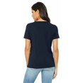 thumbnail image 2 of Ladies Relaxed Jersey V Neck T Shirt, 2 of 3