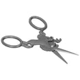 thumbnail image 3 of Vintage Sewing Work Scissors - Retro Style Craft Collection, Stainless Steel, Ergonomic Handle, Embroidery, Sailor, Eyebrow Shaping, 3 of 8
