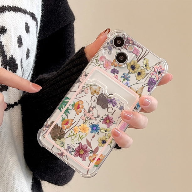 GUCCI barbie houst Gengar Card Antigolpes Móvil A Prueba De Golpes TPU Silicona Funda Con Soporte Santa Claus Para Iphone 14 13 Pro Max 12 11 Xs X Xr Cubierta