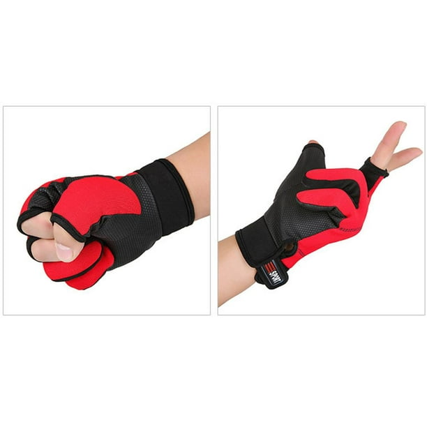 Xuanheng Fishing Gloves Warm Glove For Men Women Cold Weather Fishing Red Red